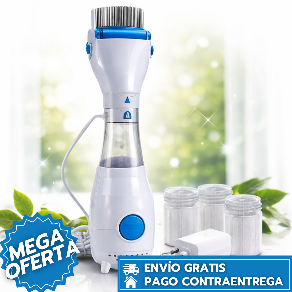 Cepillo Electrico: Elimina Piojos y Liendres al Instante sin Químicos y sin Dolor