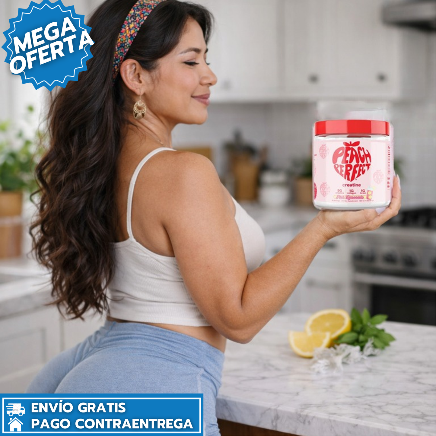 CREATINE: Aumenta Glúteos, Mejora la Firmeza Muscular y Potencia la Apariencia de la Piel Natural.🍑