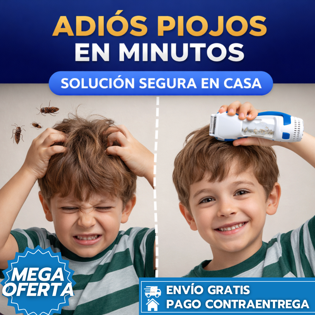 Cepillo Electrico: Elimina Piojos y Liendres al Instante sin Químicos y sin Dolor